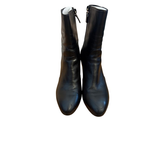 Stuart Weitzman Rosalind 90 Black Nappa Leather Ankle Boots 7 - Picture 4 of 13